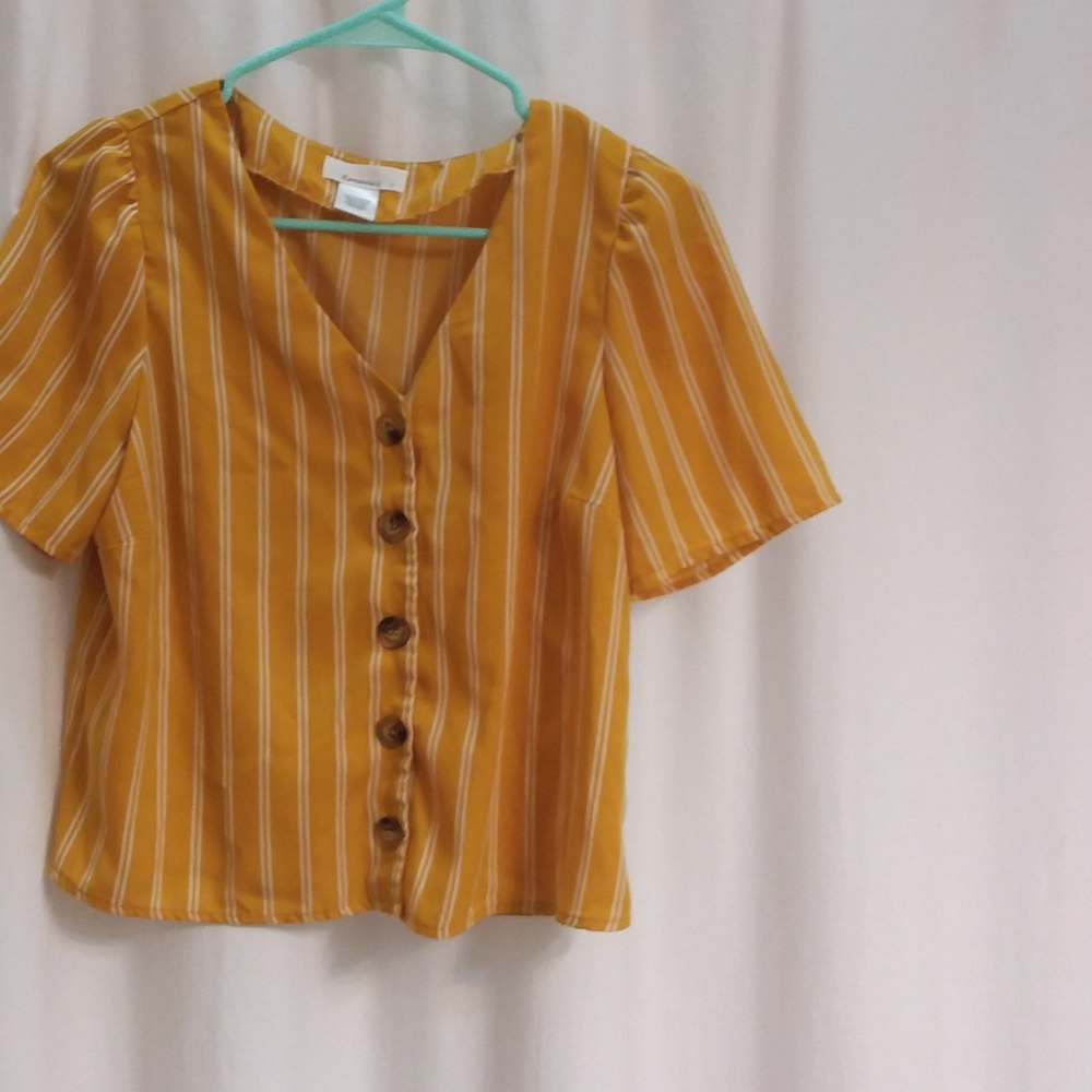 Yellow Crop Top